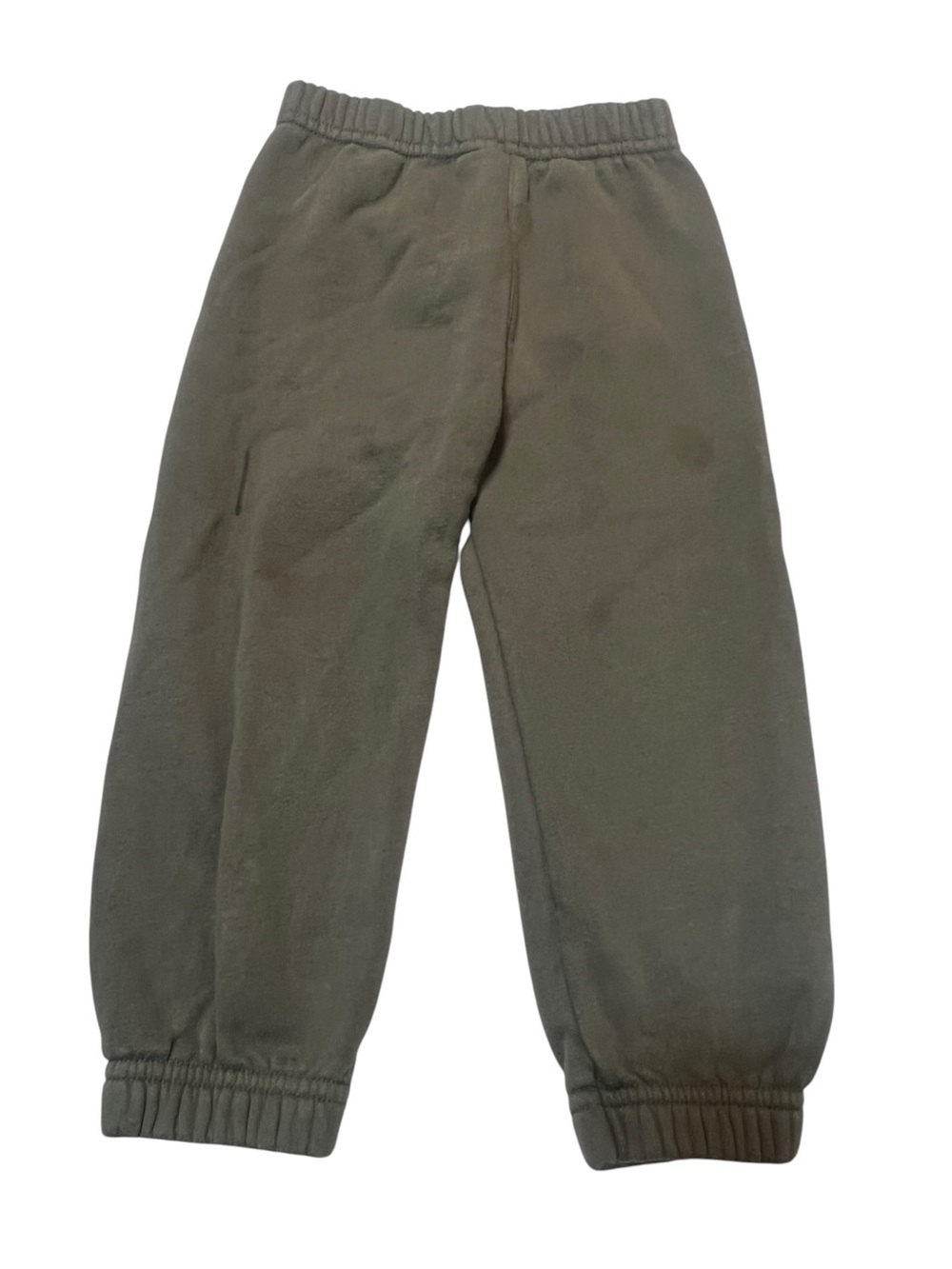 Garanimals Toddler Boys Size 3T Sweatpants Dark Green Banded Hem Cotton FLAWED